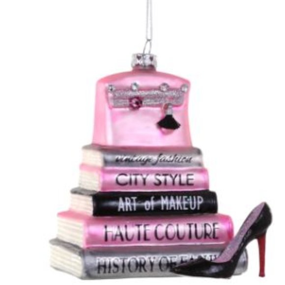 Cody Foster Couture Fashion Books Ornament w/Heel - NWT - Picture 1 of 4